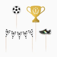 4 Cake Toppers Foot-Party