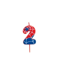 Bougie Spider Chiffre 2