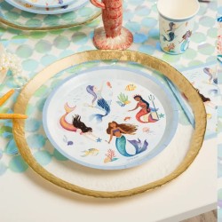 6 Assiettes Royaume des Sirènes. n°1