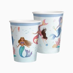 10 Gobelets Royaume des Sirènes. n°1