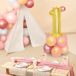 Bouquet de Ballons Doré – Chiffre 1. n°1