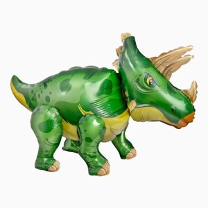 Ballon Aluminium Hélium Dino Vert 3D – 91 cm