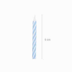 24 Bougies d Anniversaire en Spirale – 6 cm. n°1