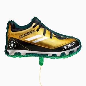 Ballon Aluminium Chaussure de Football Champion � 79 cm