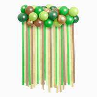 Kit Arche de Ballons et Rideau Vert � Dino