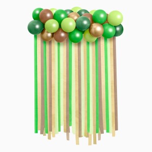 Kit Arche de Ballons et Rideau Vert � Dino