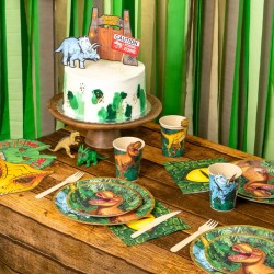Kit Arche de Ballons et Rideau Vert � Dino. n�4