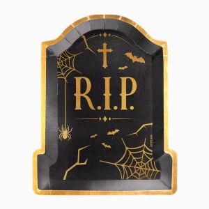 Lot de 2 Plateaux Halloween � Tombe RIP