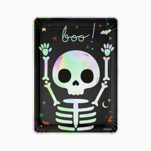 Lot de 2 Plateaux Halloween � Squelette Iris�