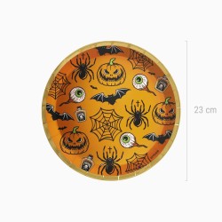 6 Assiettes Halloween Spooky. n°2