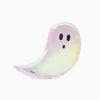 6 Assiettes Halloween � Fant�me Iris�
