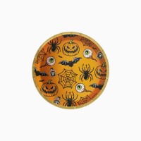 8 Petites Assiettes Halloween Spooky
