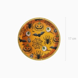 8 Petites Assiettes Halloween Spooky. n°1