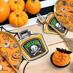20 Serviettes Halloween � Poison Spooky. n�3