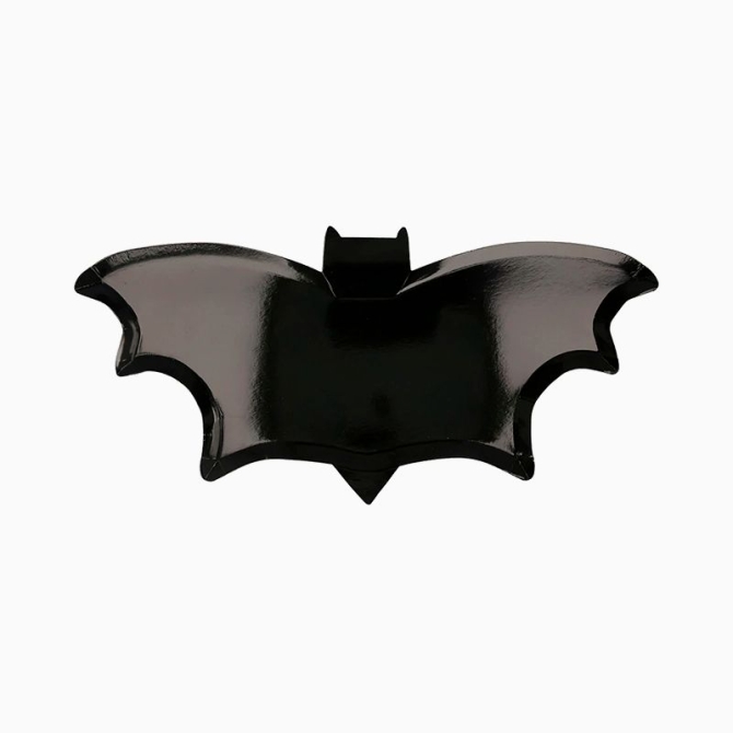 6 Assiettes Halloween Chauve-Souris