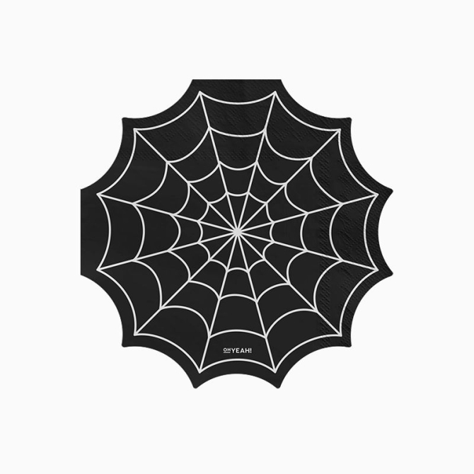 20 Serviettes Halloween � Toile d Araign�e Spooky 