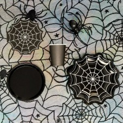 20 Serviettes Halloween � Toile d Araign�e Spooky. n�4