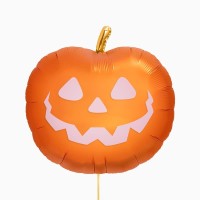 Ballon Aluminium H�lium Citrouille Trick or Treat � 60 cm