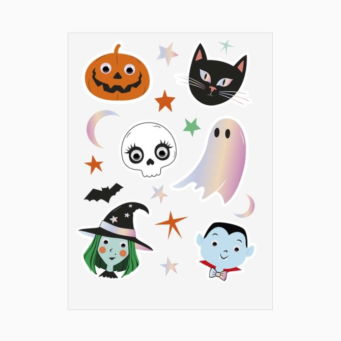 17 Stickers Halloween Yeux Mobiles – Trick or Treat