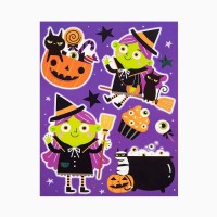 Sticker de Fen�tre Halloween � Petite Sorci�re