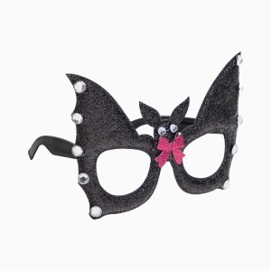 Lunettes Halloween Chauve-Souris avec Noeud Rose