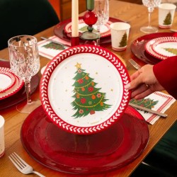 6 Assiettes Sapin de Noël. n°1