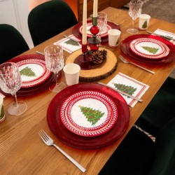 6 Assiettes Sapin de Noël. n°3
