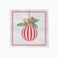30 Serviettes Boule de No�l
