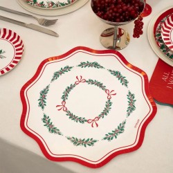Lot de 2 Plateaux de Noël Ø 33 cm. n°1