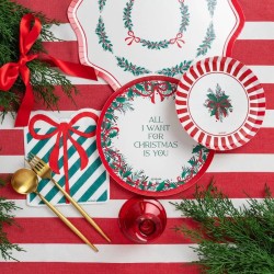 Lot de 2 Plateaux de Noël Ø 33 cm. n°2