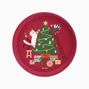 6 Assiettes Le Père Noël Arrive !