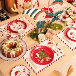 6 Assiettes Le P�re No�l Arrive !. n�1