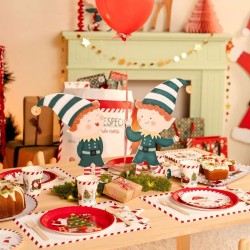 6 Assiettes Le P�re No�l Arrive !. n�2