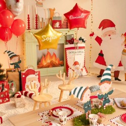 6 Assiettes Le P�re No�l Arrive !. n�4