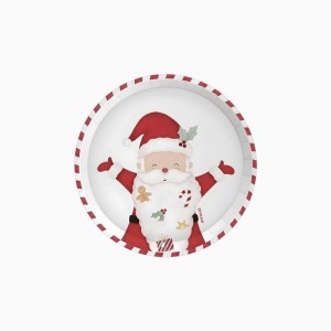6 Petites Assiettes Le P�re No�l Arrive !