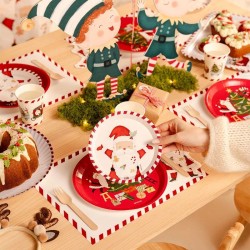 6 Petites Assiettes Le P�re No�l Arrive !. n�1