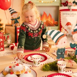 6 Petites Assiettes Le P�re No�l Arrive !. n�6