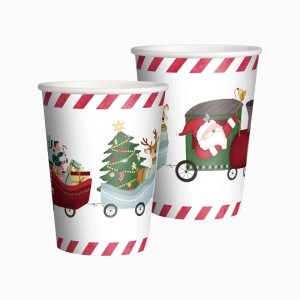 6 Gobelets Le P�re No�l Arrive !