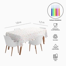 Nappe � Colorier avec Feutres - Le P�re No�l Arrive !. n�5