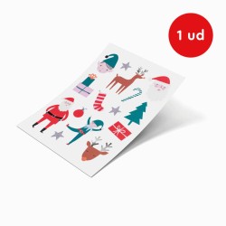 15 Stickers No�l - P�re No�l et Elfes. n�3
