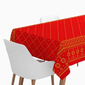 Nappe de No�l - Rouge Traditionnel