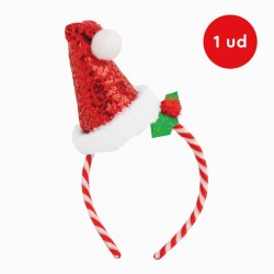 Serre-T�te Bonnet de No�l � Paillettes. n�4