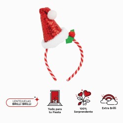 Serre-T�te Bonnet de No�l � Paillettes. n�5