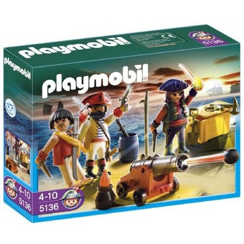 Equipage Pirates avec armes Playmobil 