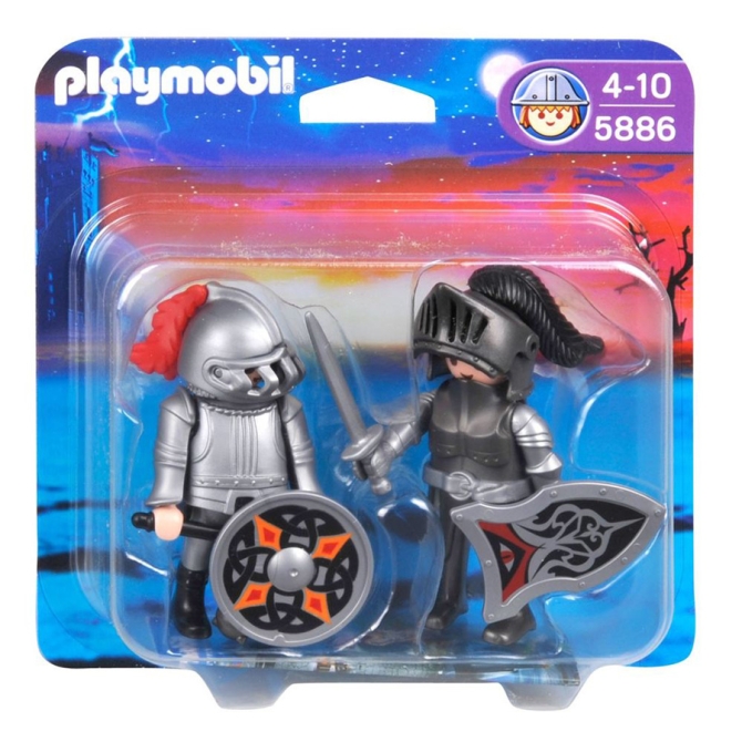 Duo chevalier de fer Playmobil 