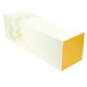 Boîte à Bûche Gold - 35 cm