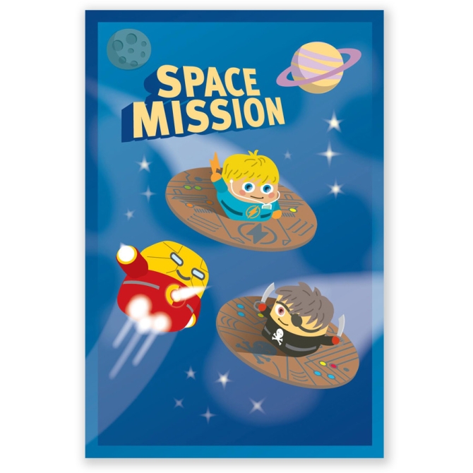 8 Invitations Space Mission 