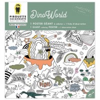 Poster  colorier - DinoWorld
