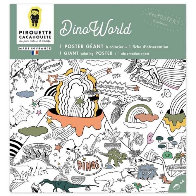 Poster à colorier - DinoWorld 