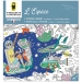Poster  colorier - Espace. n1